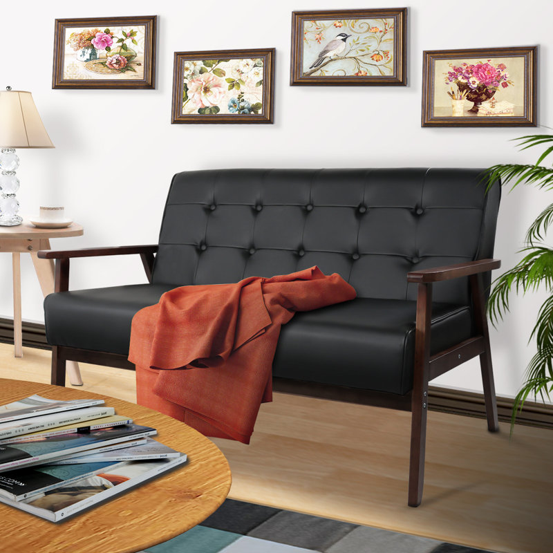 Mid century modern couch wayfair hotsell